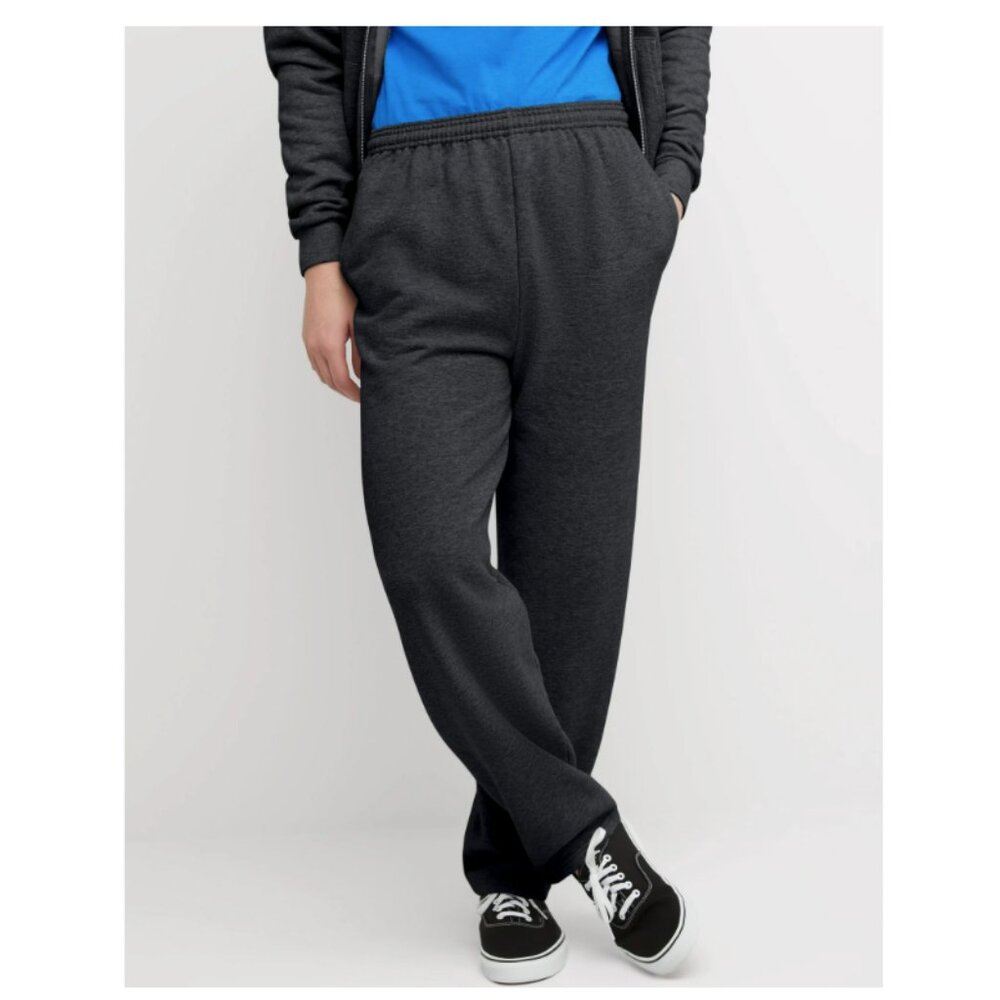 Hanes Men's and Big Men's Ecosmart Fleece Sweatpants with Pockets, XL